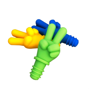 OKSILICONE <span class=keywords><strong>Bouchon</strong></span> de bouteille de <span class=keywords><strong>vin</strong></span> en silicone Funny 3D Finger Shape Silicone Wine Stoppers <span class=keywords><strong>pour</strong></span> garder la bière fraîche - Product Image 5