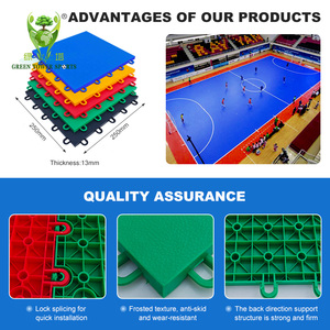 Losetas de Suelo Encajables Antideslizantes para Interiores, Personalizadas por Green Tower OEM, para Canchas Deportivas de Voleibol y Floorball, Precio al por Mayor - Product Image 4
