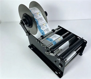 Industrial <b>Small</b> Desktop Manual <b>Bottle</b> Labeling Machine Round Glass <b>Plastic</b> <b>Bottle</b> Sticker Applicator - Product Image 5
