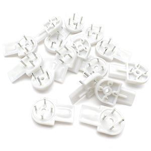 Autobot <b>Wall</b> Hanging Nail Plate Silver Rectangle Self Adhesive <b>Wall</b> Mounted Type PP Plastic <b>Hook</b> For Home Use - Product Image 2