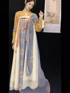 <span class=keywords><strong>Han</strong></span> e Tang Huayun originale Hanfu donna Fuyao nuovo stile intero petto strappata gonna Tang tailleur - Product Image 4