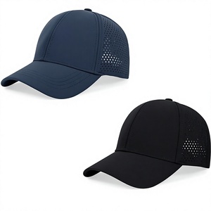 Casquette de baseball en maille respirante réglable à 6 panneaux unisexe pour l'extérieur décontractée printemps-été adulte à visière plate et fermeture snapback - Product Image 1