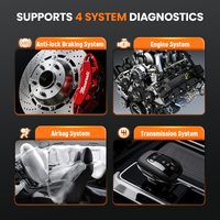 ANCEL DS400 Lite Diagnostic 4 systèmes avec 7+ fonctions de réinitialisation spéciales Contrôle bidirectionnel Mise à jour gratuite à vie