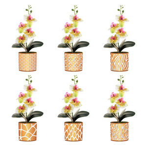 YICAI-Planta Artificial en maceta, bonsái personalizado, patrón de arcilla de imitación, decoración de plantas falsas Oem - Product Image 6