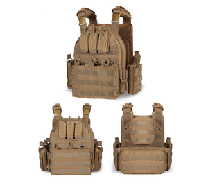 Chaleco Táctico DFV15 para Deportes al Aire Libre, Camping, Caza, Cosplay, Verde 1000D, Portaplacas, Camuflaje Negro Verde CP, Liberación Rápida - Product Image 6