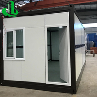 Populaire moderne préfabriqué Mobile deux étages conteneur bureau remorque Jungle Hut paquet plat maison pliante panneau sandwich