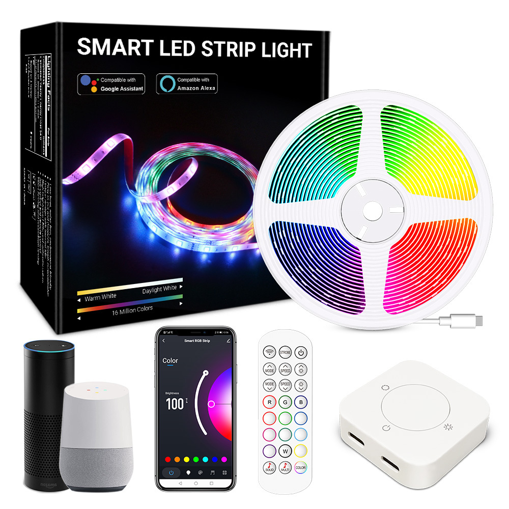 7,5 M RGB светодиодные фонари для спальни с меняющимися RGB цветами 24 фута светодиодные фонари 24-кнопочный ИК-пульт дистанционного управления, украшение для дома