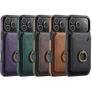 เคสโทรศัพท์หนัง PU แบบพับได้สุดหรู พร้อมช่องใส่บัตรและพวงกุญแจ - Product Image 3