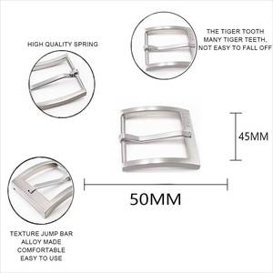 Rectangular <b>Pin</b> Buckles Silver Metal Belt Buckles for Leather Belts Dog <b>Collars</b> Bag Straps and Garment Accessories - Product Image 5