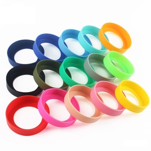 Protector de Vaso de Silicona Reutilizable Ecológico Personalizado, Diámetro de 6.5/7/7.5/8/10cm, Aislante de Calor para Botellas/Tazas - Product Image 1