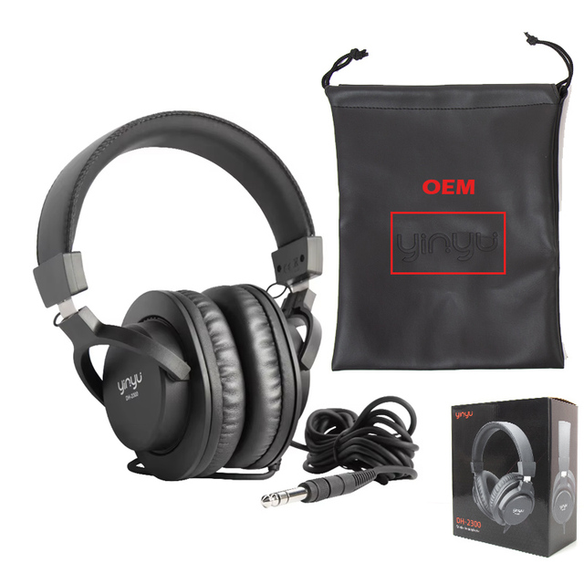 Audfine DH2300 Custom Pro Studio Headphones Over-Ear Monitoring Design Factory Direct Wholesale for Mixing Studios & Audio Pros