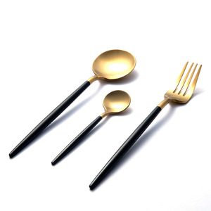 304 in acciaio inossidabile nuovo stile occidentale coltello forchetta con bordo avvolto in alta estetica per uso alberghiero posate - Product Image 2