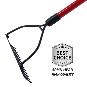 Winslow & Ross Cào Cảnh Quan Tay Cầm Dài Cào Nơ Làm Vườn Bằng Kim Loại 14 Răng Với Ống Bọc Cao Su Mềm - Product Image 3