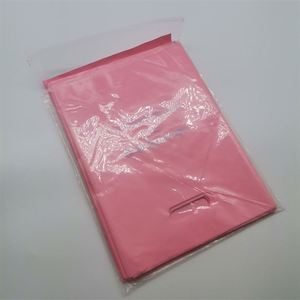 Sacs en plastique pour les courses 2020, sacs de courses pliables avec poignées, sacs d'emballage pour bijoux en plastique avec trou - Product Image 3