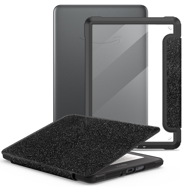 Wholesale Custom Auto Sleeping PU Transparent Clear Case for Kindle Paperwhite case 12th 2024 7 Inch Cover