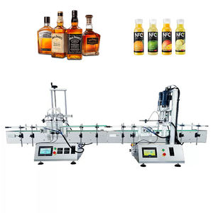 Machine de remplissage et de bouchage automatique avec convoyeur pour eau, huile, jus, boissons, shampoing, détergent, lotion, cosmétiques - Product Image 2