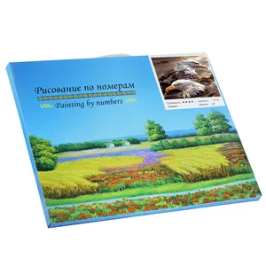 Recomendar 40*50cm águilas modernas pintura al óleo Kit artesanal sobre lienzo Animal DIY pintura por números para sala de estar decoración Noble