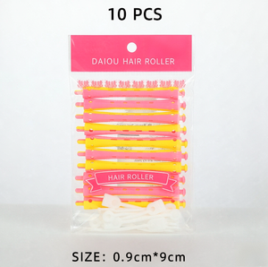 10 Pcs <b>Plastic</b> Hair Rollers Cold Wave Curling <b>Rods</b> Perm Styling Tools for Long and Short Hair - Product Image 5