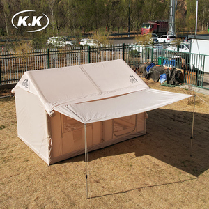 Kawagebo Kamp (KK) 10' X 8' Gonflable 7.2 ㎡   Tente de camping gonflable en tissu Oxford pour 1 à 4 personnes, tente de glamping - Product Image 4