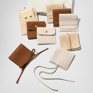 Sac à bijoux en microfibre Dry Power 8x8cm 6x6cm, étui de rangement portable pour voyage, pour l'emballage de bijoux - Product Image 1
