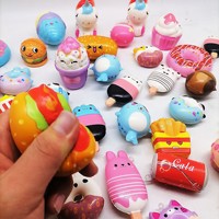 Wowei 4-10CM Kawaii Squishy Food Lente Rising Pain Gâteau Donut Mignon Animal Jouets Pour Enfants Soulagement Du Stress Jouets Style Aléatoire