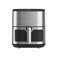 Friteuse à air électrique multifonction sans huile avec fenêtre visible pour la maison