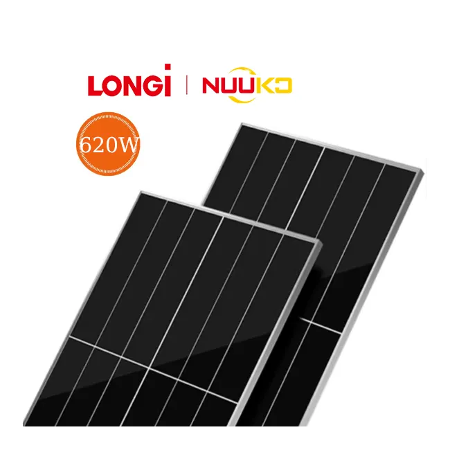 Nuuko 회사 좋은 가격 Longi Hi-Mo 7 이중 안면 태양광 발전 태양 광 발전 패널 가정용 태양 전지 패널