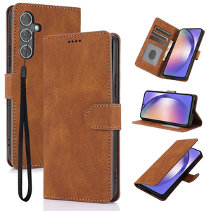 2024 PU Leather lật Wallet với chủ thẻ bảo vệ điện thoại di động Trường hợp đối với Samsung Galaxy A56 A36 A16 S24 FE - Product Image 1