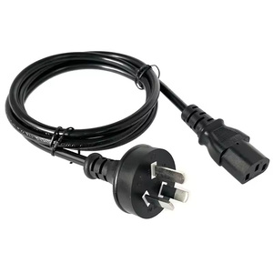 Cable <span class=keywords><strong>de</strong></span> Extensión <span class=keywords><strong>de</strong></span> Corriente CA con Enchufe AU <span class=keywords><strong>de</strong></span> 2 Pines y Extremo <span class=keywords><strong>Abierto</strong></span>, Aprobado por SAA, Precio <span class=keywords><strong>de</strong></span> Fábrica al por Mayor, para Uso en Electrodomésticos, Conector Macho IEC - Product Image 4