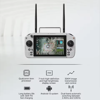 Télécommande Skydroid G20 en fibre de carbone avec processeur 6 nm, double bande 2,4 GHz/5,8 GHz, écran HD 7 pouces et transmission d'image 30 km