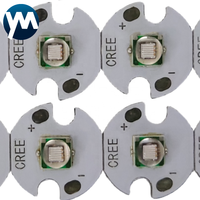 SMD 5050 XML LED Diode T6 8W 10W Puce de lampe de poche 395NM Émetteur LED UV haute puissance