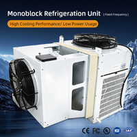 Unité de réfrigération monobloc Sanyo personnalisée pour chambre froide et congélateur, 220V/380V 3.5-5.75kW, service OEM