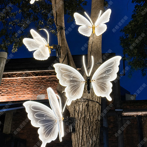 Lampes LED en forme de papillon, idéales pour les centres commerciaux, les célébrations de Noël et les occasions de mariage - Product Image 3