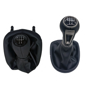 Vente en gros usine Levier de vitesses de voiture en cuir noir avec soufflet compatible avec Seat Toledo 2 <span class=keywords><strong>Leon</strong></span> 1 Mk1 6s - Product Image 1