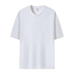 Wholesale <b>Bulk</b> 300GSM Heavyweight Cotton Oversized Men's T-Shirts Custom Plain Printing - Product Image 6