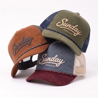 Casquette de camionneur à 5 panneaux, impression personnalisée professionnelle, Logo brodé, maille, mousse de qualité supérieure