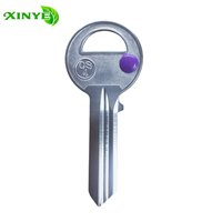 XINYE Vente en gros de clés de porte en laiton personnalisables avec logo, clés vierges personnalisées pour serrures de porte Llaves CS3 CS4
