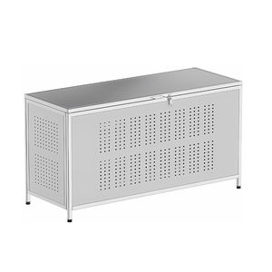 Poubelle respirante coréenne japonaise de grande capacité Triple verrouillage en acier facile à démonter installer Transport pour cuisine jardin - Product Image 1