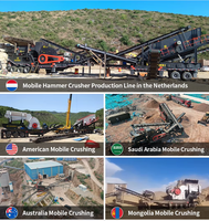 2025 OEM Mobile Stone Crushing Station Prix Diesel Impact Crushing Plant Convoyeur Marteau Mining Rock Stone Jaw Crushers Machine