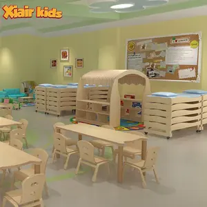 Xiair Toddle日托家具蒙特梭利家具套装儿童日托用品木质幼儿园幼儿园教室家具
