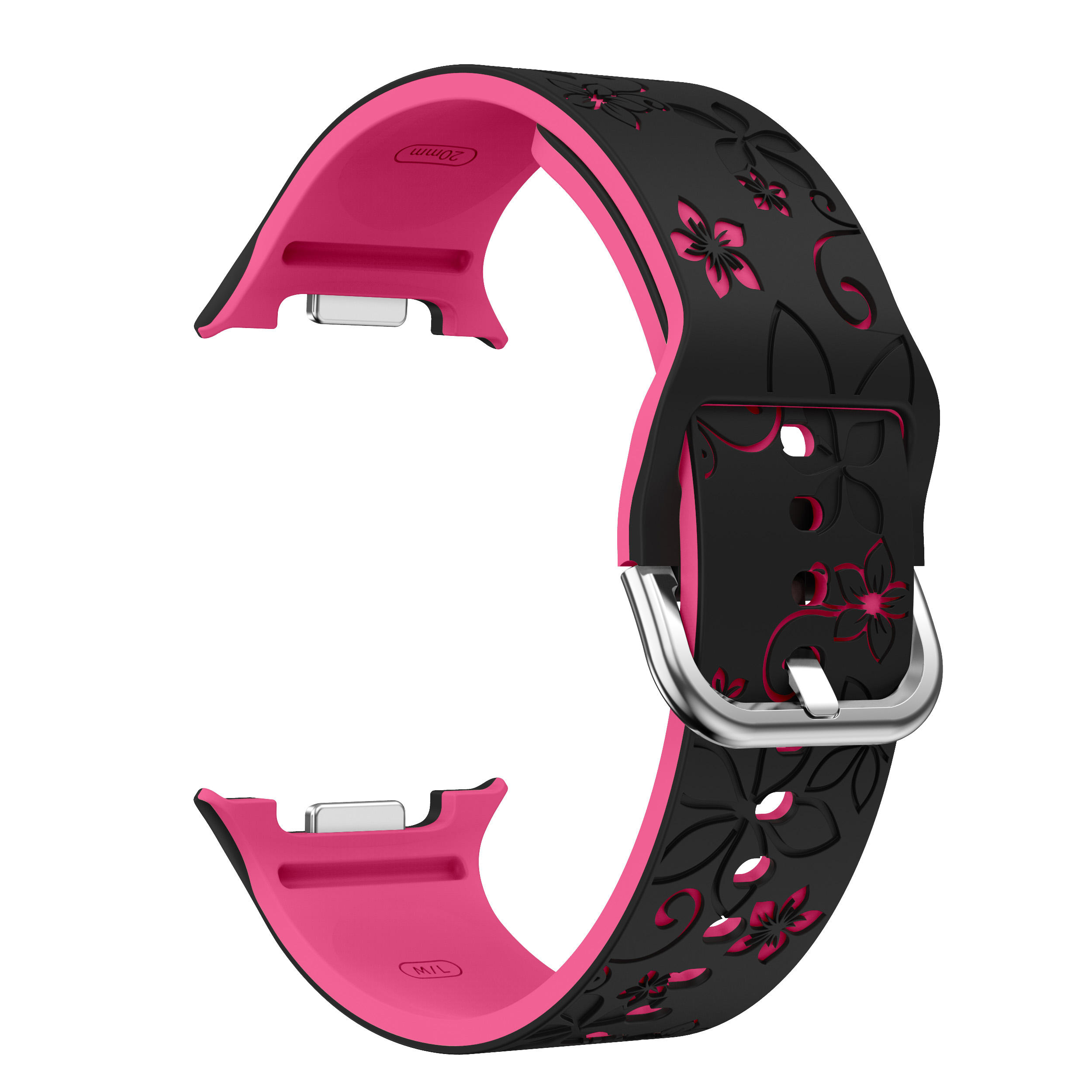 สีดำกุหลาบสีชมพู