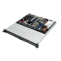 Serveur RS300-E11-PS4 1U avec quatre emplacements DIMM, deux NVMe, un M.2 et deux emplacements PCIe 4.0, double LAN