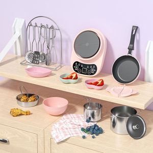 Nouvelle conception, ensemble de cuisine miniature de 12 pièces pour la vraie cuisine, jouets de cuisine, ustensiles de cuisine, jeu de rôle de <span class=keywords><strong>chef</strong></span>, cuisine amusante à la maison - Product Image 4