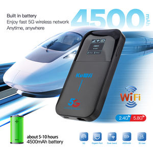 Router Wifi de Bolsillo 5G KuWFi Mini, Banda Global <span class=keywords><strong>NSA</strong></span> SA, Batería de Larga Duración de 4500 mAh, para <span class=keywords><strong>Viajes</strong></span> de Negocios, con Puerto LAN - Product Image 3