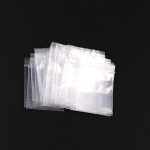 <b>Transparent</b> White Thickened Self Sealing Pe <b>Bags</b> 22x15 Cm For Food Jewelry Storage Zipper <b>Bag</b> Plastic Resin Material - Product Image 2