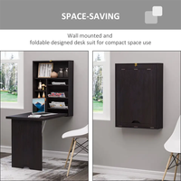 Bureau d'écriture pliable pouvant être accroché au mur, taille et couleur personnalisables, matériau MDF, bureau d'ordinateur