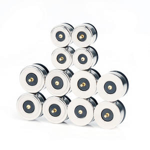 Connecteur magnétique direct à aspiration circulaire 2 broches, tête de charge magnétique CC haute intensité, prise de connecteur magnétique à aspiration - Product Image 2