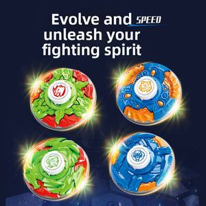 Nouveau style Frenzy Battle Soul Spinning Big Free-for-All, jouet sonore en plastique pour ensemble de cordes à tirer double face, 0-24 mois, garçons - Product Image 3