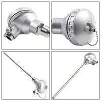 Sonde de température IR haute résistance thermique avec transmetteur intégré, capteur de température RTD PT100, indice de protection IP67, sortie 4-20mA