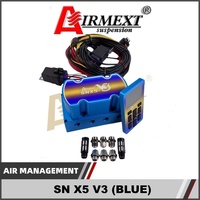 AIRMEXT/SN X5 V3 (BLEU)/système de suspension pneumatique de qualité supérieure, système de contrôle électronique/contrôleur pour tout modèle de voiture
